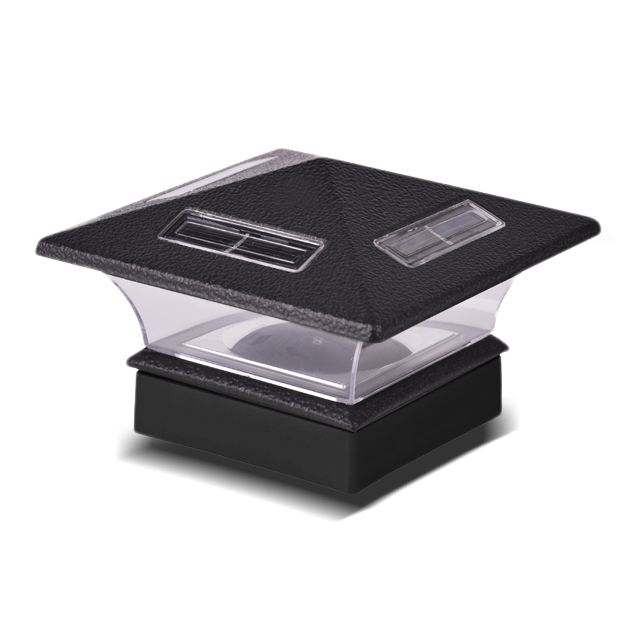 2211-F26 BL Wood vízálló kerítésoszlop sapka lámpa