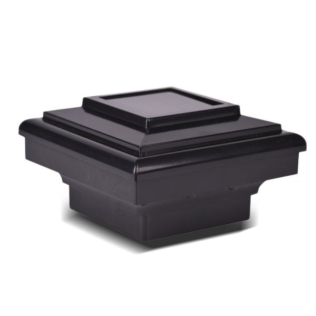 2211-F7 BL fekete dekoratív napelemes négyzetoszlopos oszlopsapkalámpa 2211-F7 BL fekete dekoratív napelemes négyzetoszlopos oszlopsapkalámpa