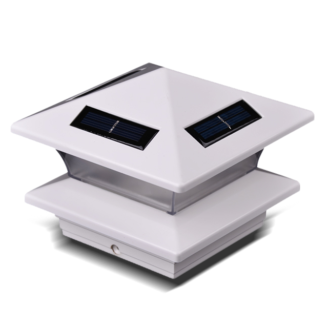 2211-NF24 WH Fehér kültéri oszlopsapka Világító kerítés Kerti lámpák 2211-NF24 WH Fehér kültéri oszlopsapka Világító kerítés Kerti lámpák